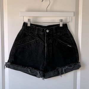 Rockies Black Jean Shorts